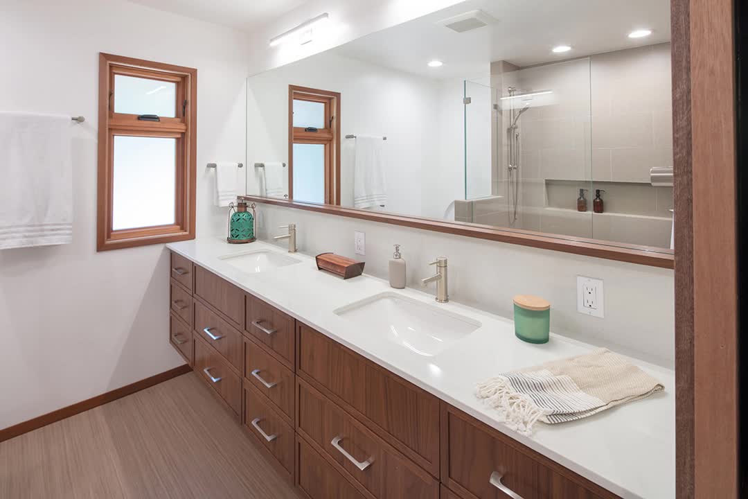 La Jolla, CA Full Home Remodel - Master Bath Vanity