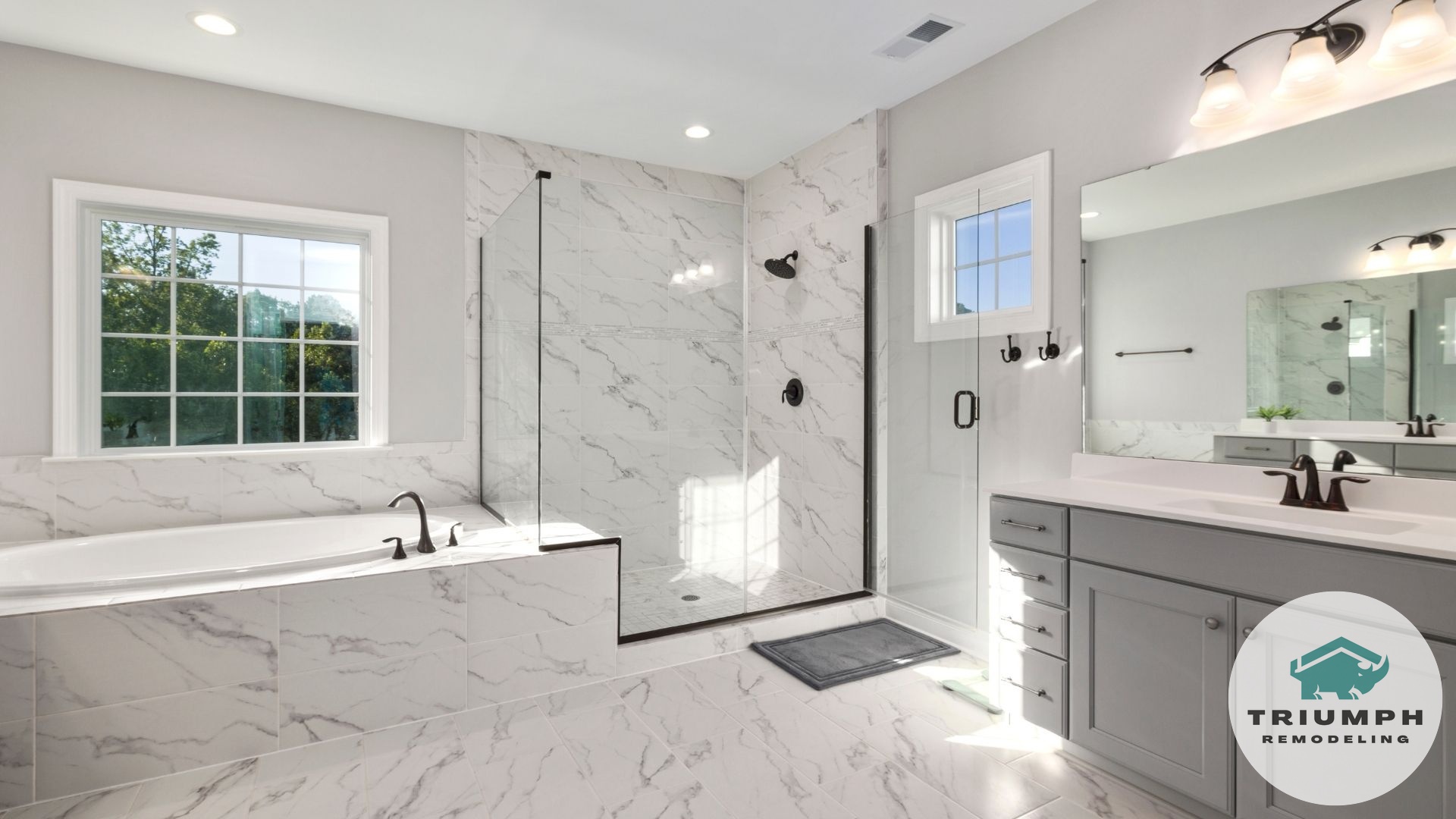 Why Does Natural Light Matter in Your Bathroom? Why Does Natural Light Matter in Your Bathroom? - Natural light in the bathroom: Privacy glass and skylights.